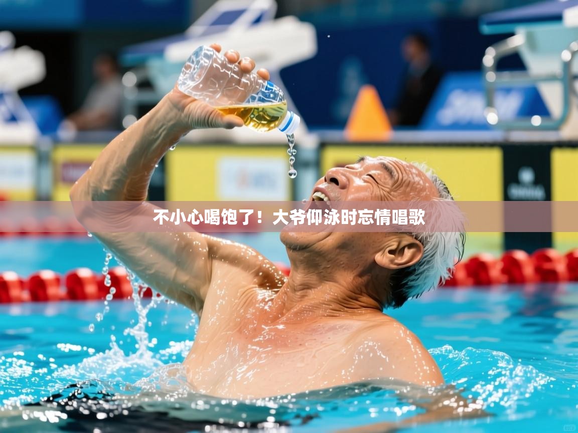 2025开云体育在线玩不小心喝饱了！大爷仰泳时忘情唱歌  第1张