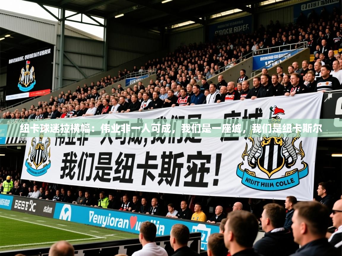 2025云开体育app官网入口网页版纽卡球迷拉横幅:伟业非一人可成,我们是一座城,我们是纽卡斯尔 第1张